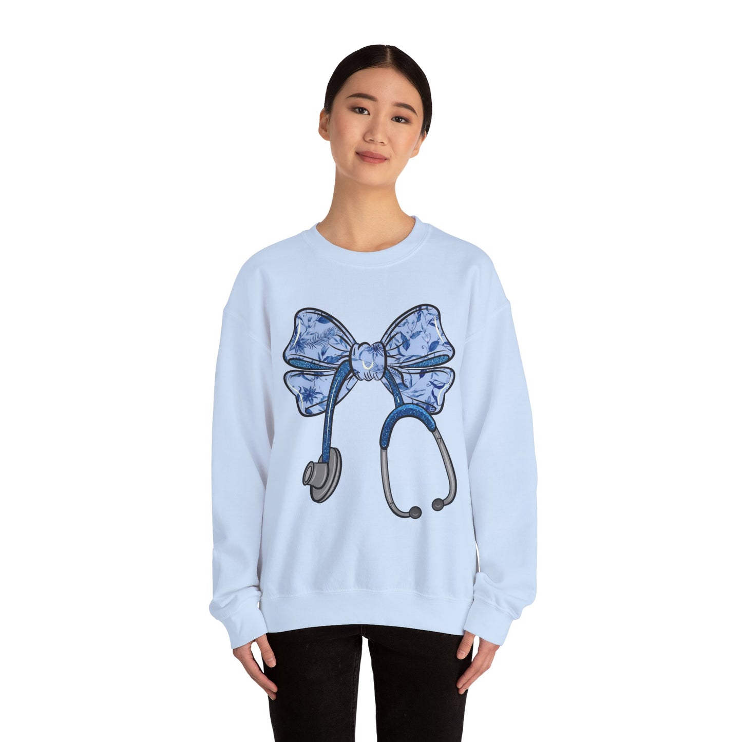 Nurse Toile Stethoscope Bow Shirt, Nurse Coquette Shirt, Nurse Appreciation, Healthcare Professionals Shirt ,Gift For Nurse, Toile Coquette Shirt
