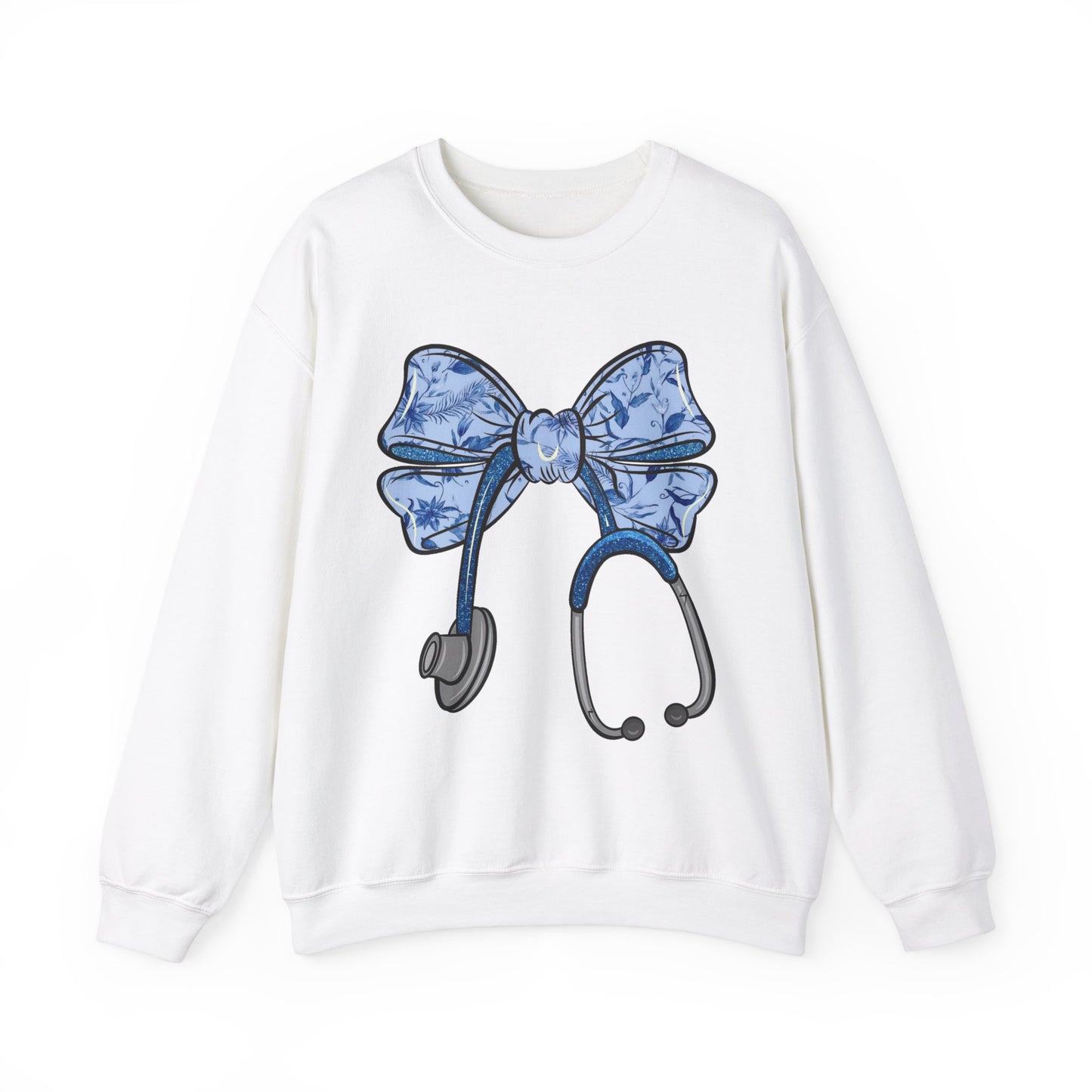 Nurse Toile Stethoscope Bow Shirt, Nurse Coquette Shirt, Nurse Appreciation, Healthcare Professionals Shirt ,Gift For Nurse, Toile Coquette Shirt